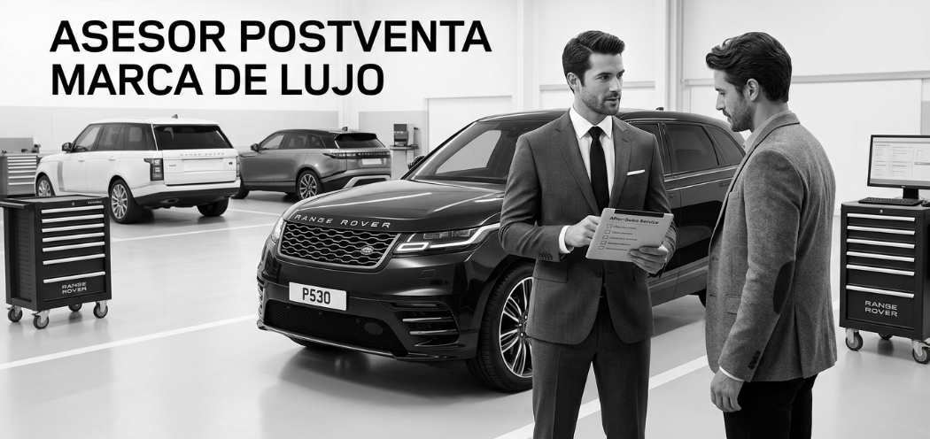 Oferta de empleo para asesor postventa de marca de lujo